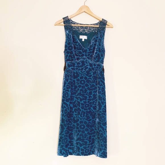 Anthropologie Moulinette Soeurs Matilija Velvet Dress 4 - Picture 4 of 16